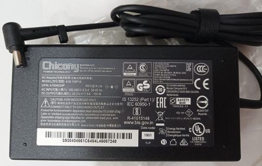 Adapter Msi 150W 19.5V-7.7A Kim nhỏ