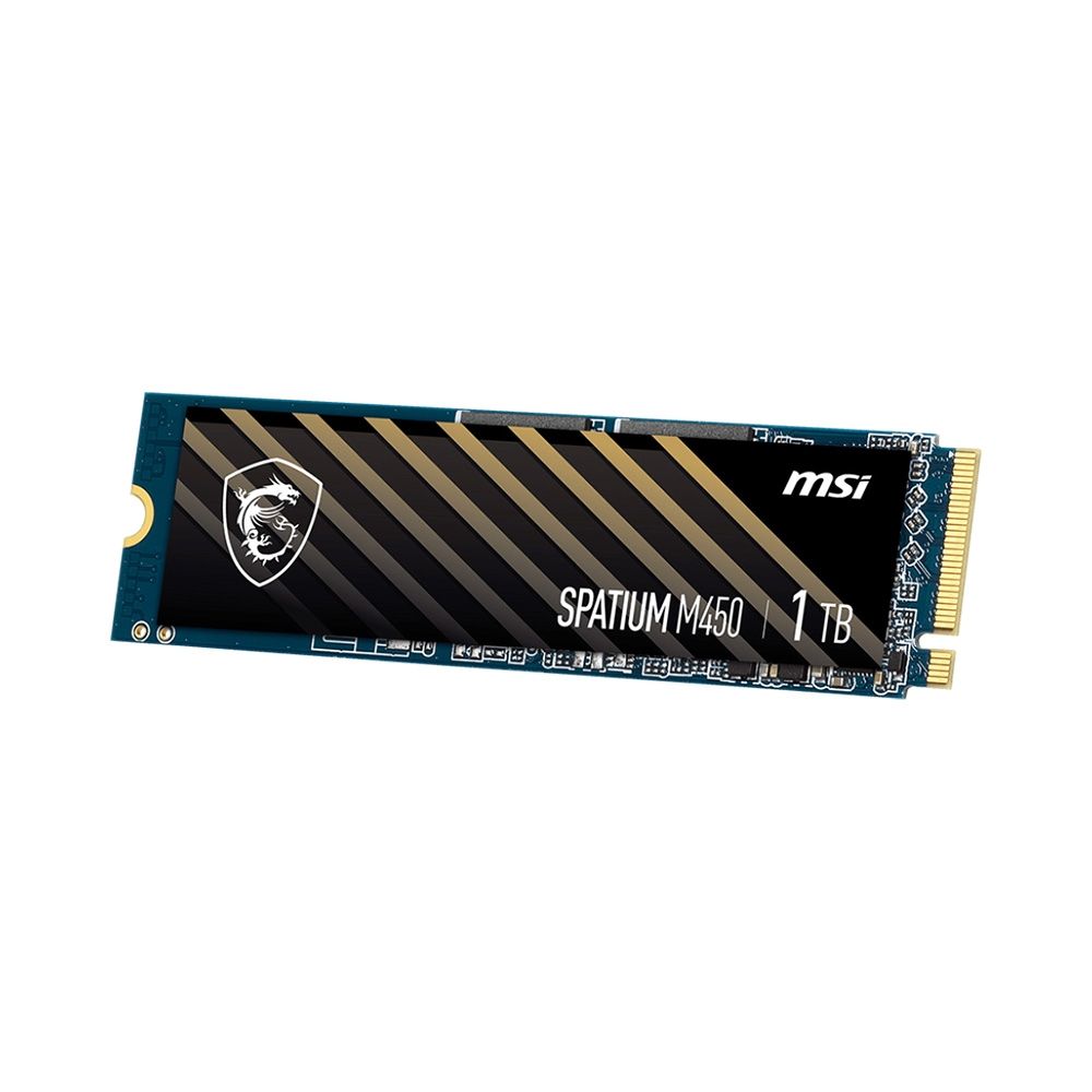 SSD MSI SPATIUM M450 1TB NVME M.2 2280 PCIE GEN 4 X 4 (ĐỌC 3600MB/S, GHI 3000MB/S)