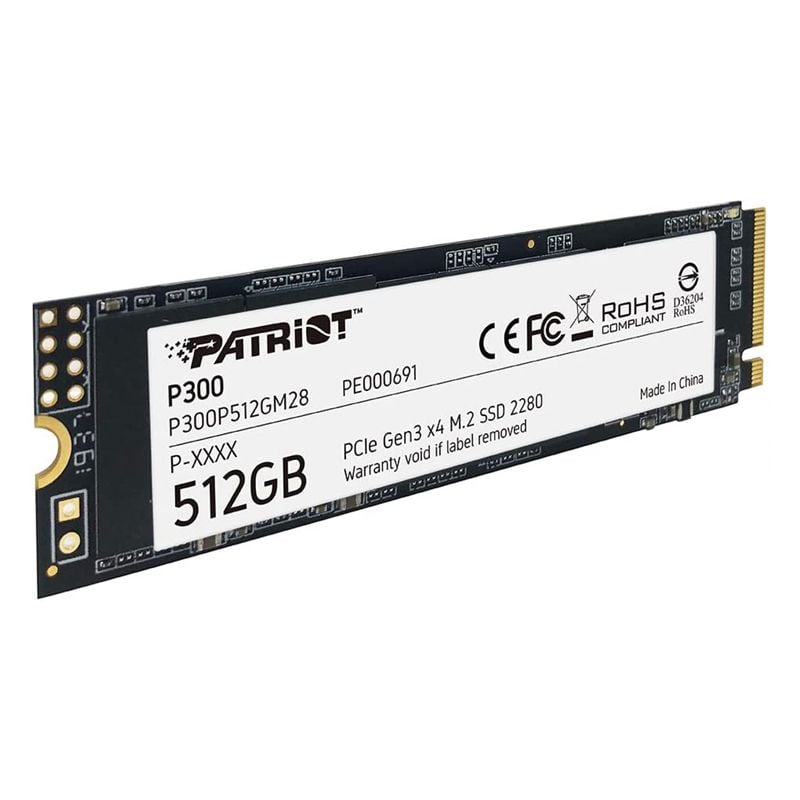 SSD Patriot P300 512GB M2 NVMe Gen 3x4