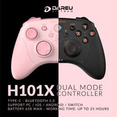 Tay cầm chơi game không dây DAREU H101X