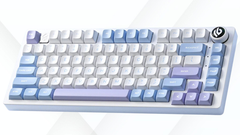 Bàn phím gaming có dây LEOBOG Hi75 (Phiên bản màu tím trắng)