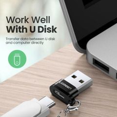 Đầu chuyển đổi USB Type-A sang Type-C hỗ trợ sạc nhanh 18w, dữ liệu Ugreen 50568