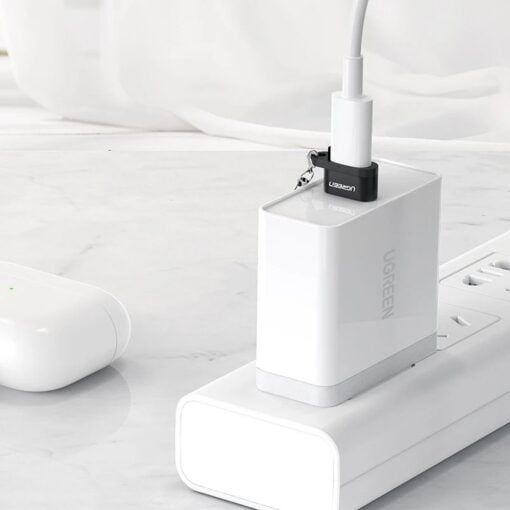 Đầu chuyển đổi USB Type-A sang Type-C hỗ trợ sạc nhanh 18w, dữ liệu Ugreen 50568