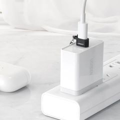 Đầu chuyển đổi USB Type-A sang Type-C hỗ trợ sạc nhanh 18w, dữ liệu Ugreen 50568