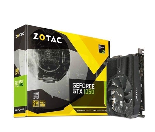 VGA Zotac GeForce GTX 1050 128 Bit DDR5 2GB 1Fan