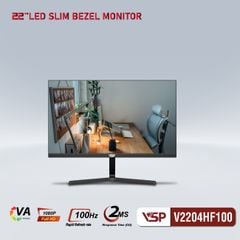 Màn hình phẳng VSP V2204HF100 | FHD | VA | 21.5 inch | 100HZ | 2ms