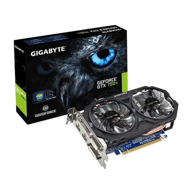 VGA GIGABYTE GTX 750 Ti 2GB D5 2 Fan