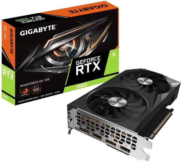 VGA Gigabyte GeForce RTX 3060 WINDFORCE OC 12GB