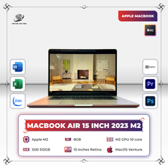 Laptop Apple MacBook Air 15 inch 2023 | Apple M2 | 8GB | 512GB