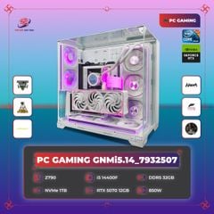 PC GAMING GNMi5.14_7932507 | CPU i5 14400F | VGA RTX 5070 12GB | RAM 32GB DDR5 | SSD 1TB | PSU 850 | VISION COMPACT
