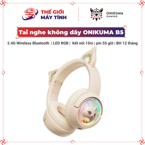 Tai nghe Bluetooth ONIKUMA B5