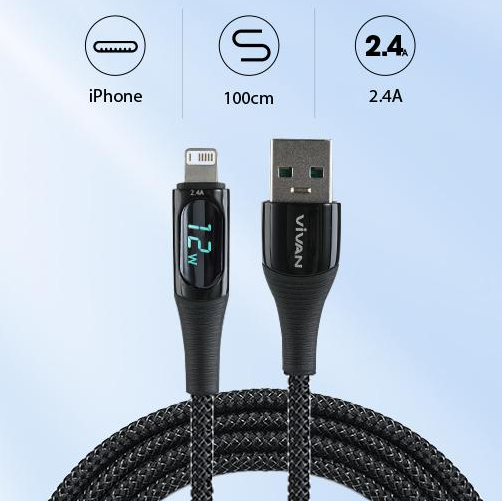 Cáp sạc điện thoại VIVAN VIL100