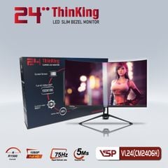 Màn hình cong VSP VL24 | 24 inch | CM2406H | 5ms | 75Hz