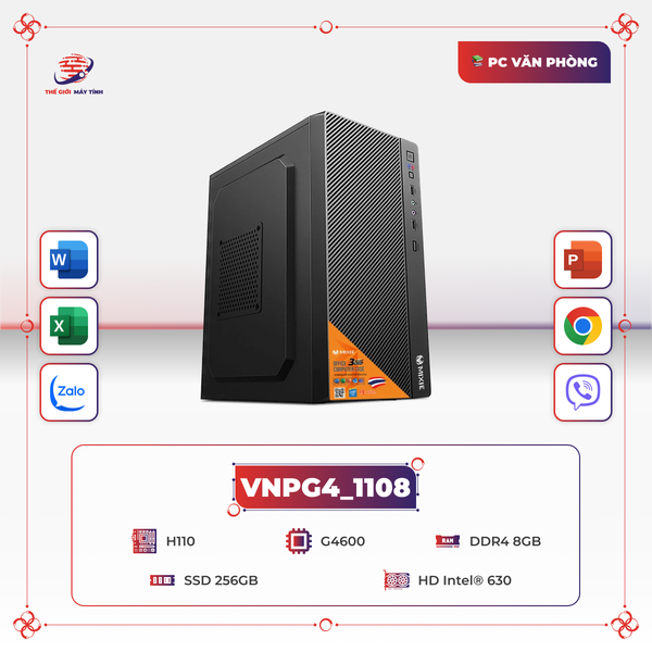 VNPG4_6108 | H110 | G4600 | DDR3 8GB 1600MHz | SSD 256GB | HD Intel 630