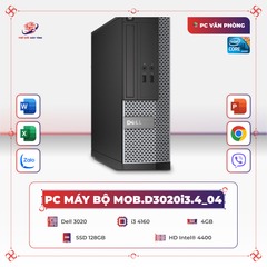 PC Máy Bộ DELL 3020 | MOB.D3020i3.4_04 | i3 4160 | Ram 4GB | SSD 128GB