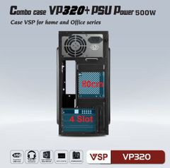Case nguồn VSP VP320 LED RGB + 500W