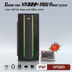 Case nguồn VSP VP320 LED RGB + 500W