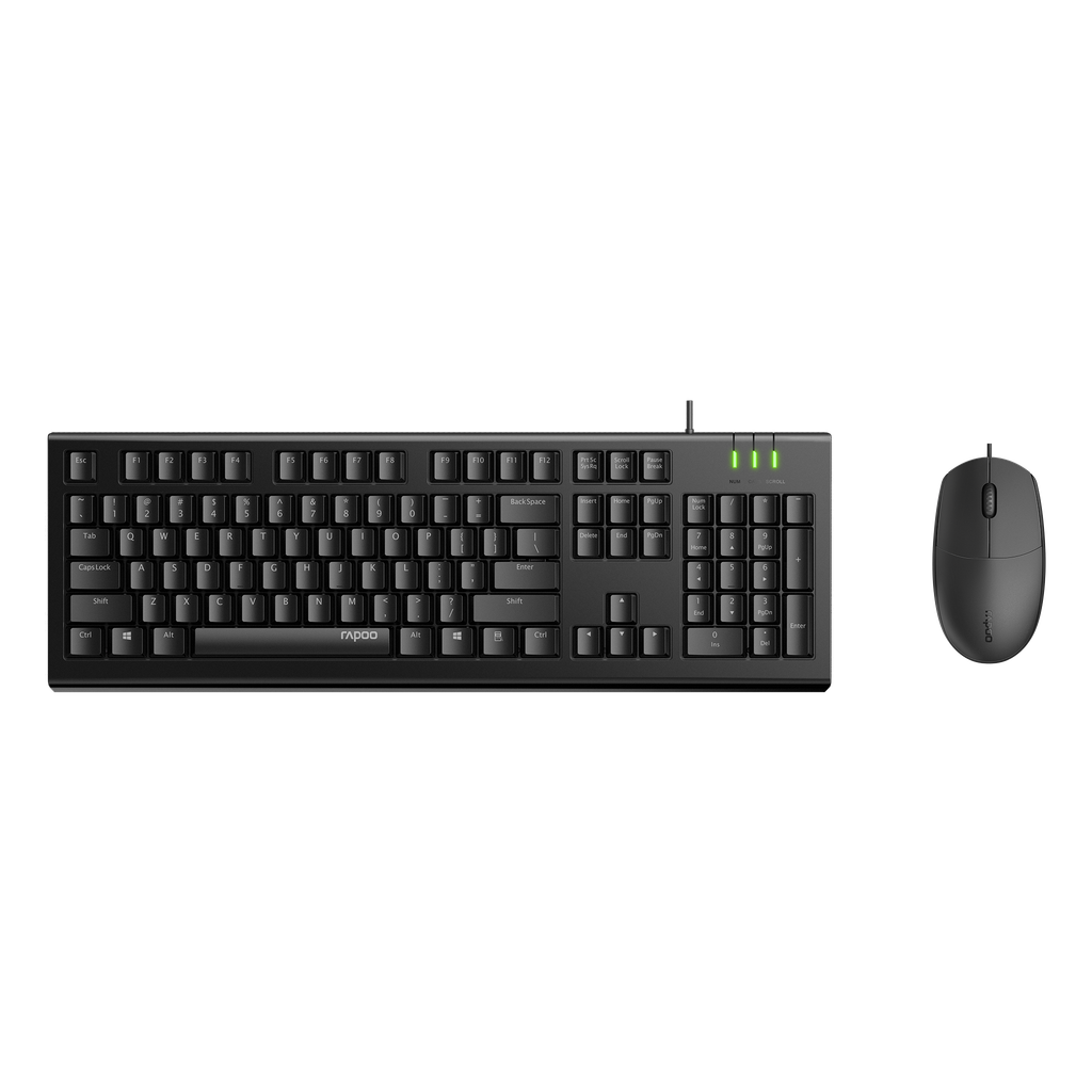 Combo bàn phím chuột có dây RAPOO X125S