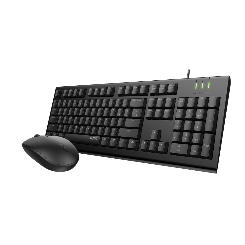 Combo bàn phím chuột có dây RAPOO X125S