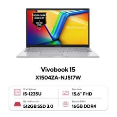 Laptop Asus Vivobook X1404ZA | i5 1235U | 16GB | 512GB | 14 inch FullHD | Bạc