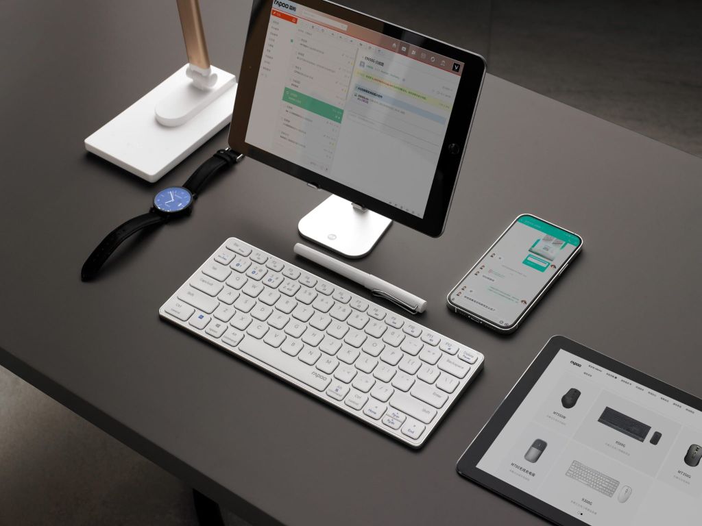 Bàn phím không dây RAPOO E9050G Multi-mode