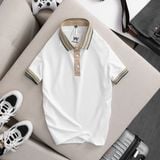  Áo thun polo nam đẹp phối viền 