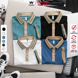  Áo thun polo nam đẹp phối viền 