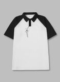  Áo Polo Unisex Phối Màu Form Rộng Tay Lỡ - AVPL 