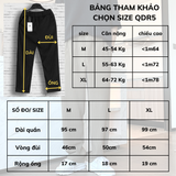  Quần dài ống rộng dáng suông vải thun gân - QDR5 