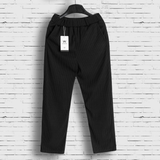  Quần dài ống rộng dáng suông vải thun gân - QDR5 