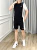 Bộ quần áo nam thể thao cổ tròn phối màu cao cấp - RHBT