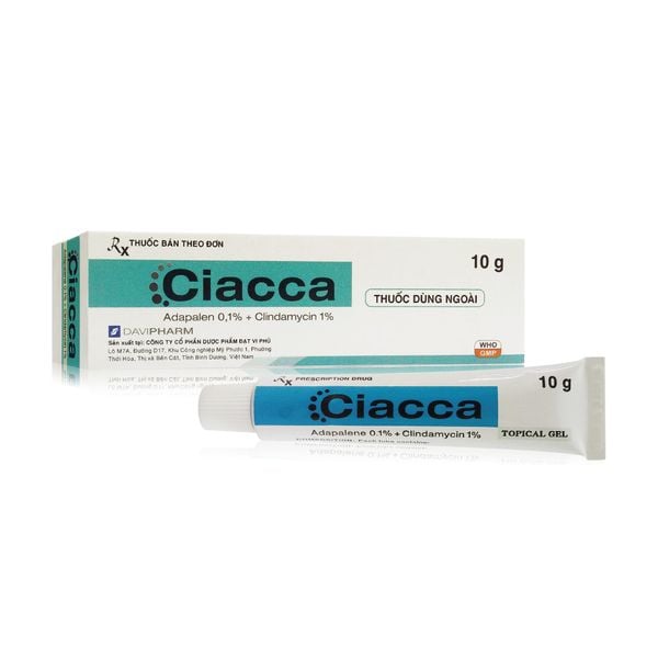 Gel bôi ngoài da điều trị mụn trứng cá