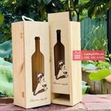  Hộp gỗ thông đựng rượu vang HR2501 - LuckyGifts 
