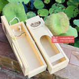  Hộp gỗ thông đựng rượu vang HR2502 - LuckyGifts 