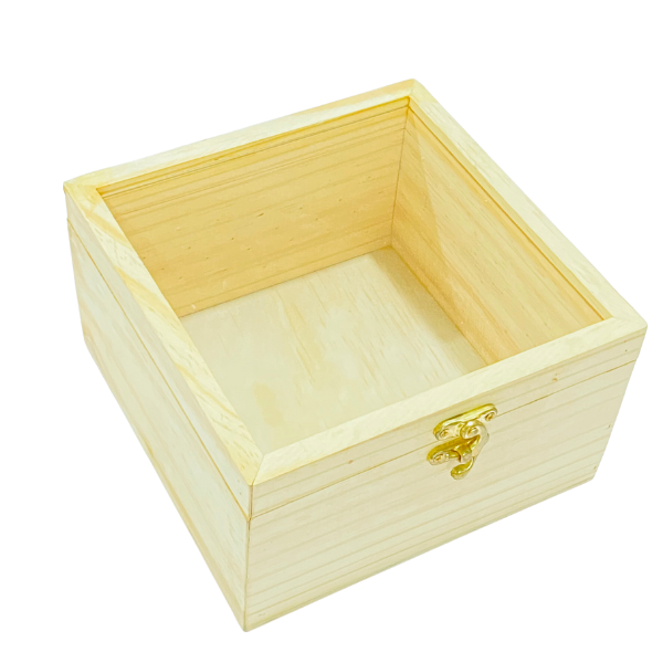 Hộp quà gỗ mica sang trọng