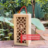  Hộp gỗ đựng 4 bánh trung thu 2025 bạch thố - LuckyGifts 