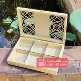  Hộp gỗ đựng 6 bánh trung thu 2025 ngư thịnh - LuckyGifts 