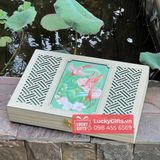  Hộp gỗ đựng 6 bánh trung thu 2025 hồng yến - LuckyGifts 