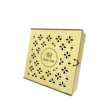  Hộp gỗ đựng bánh trung thu 4 bánh, hộp đựng bánh trung thu họa tiết hoa cắt laser 