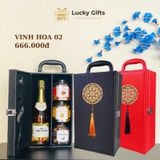  Hộp quà Tết Vinh Hoa 02 – Quà biếu không cồn, đẹp từ hình đến ý | LuckyGifts 