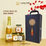  Hộp quà Tết Vinh Hoa 02 – Quà biếu không cồn, đẹp từ hình đến ý | LuckyGifts 