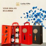  Hộp quà Tết Vinh Hoa 05 – Món quà ngọt ngào, tinh tế từ vẻ ngoài đến hương vị | LuckyGifts 