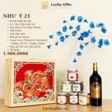  Hộp quà Tết Như Ý 21 – Quà Tết đậm phong cách Ý cho người sành vị | LuckyGifts 