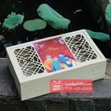  Hộp gỗ thông đựng quà Tết 2026 sắc xuân - LuckyGifts 