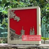  Hộp gỗ thông đựng quà Tết 2026 phố hoa - LuckyGifts 