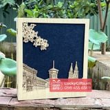  Hộp gỗ thông đựng quà Tết 2026 phố hoa - LuckyGifts 