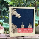  Hộp gỗ thông đựng quà Tết 2026 phố hoa - LuckyGifts 