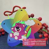  Lồng Đèn Gỗ Gấu Lotso Có Đèn LED, Nhạc, Tự Tô Màu – LuckyGifts.vn 