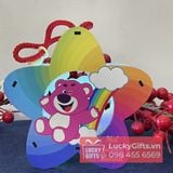  Lồng Đèn Gỗ Gấu Lotso Có Đèn LED, Nhạc, Tự Tô Màu – LuckyGifts.vn 