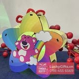  Lồng Đèn Gỗ Gấu Lotso Có Đèn LED, Nhạc, Tự Tô Màu – LuckyGifts.vn 